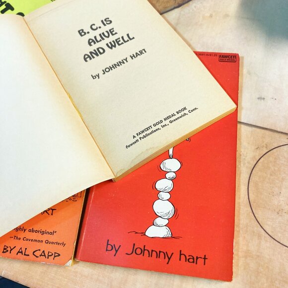 (6) VINTAGE B.C. PAPERBACK BOOKS BY JOHNNY HART - FAWCETT GOLD MEDAL - BOOK LOT - Picture 10 of 12